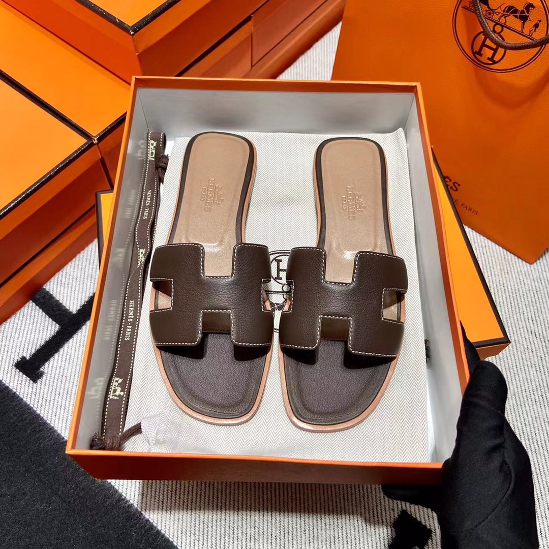 에르메스 올수공 오란 슬리퍼 샌들 스위프트 39